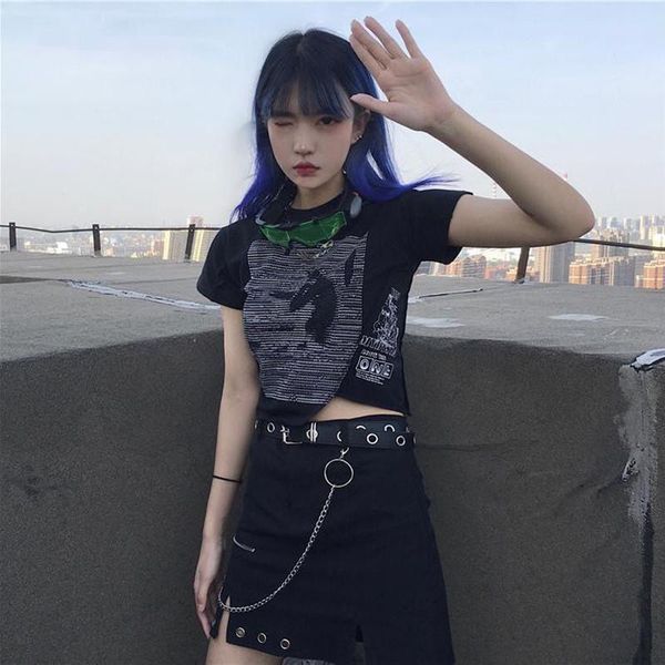 y2k black white short summer 2021 vintage print slim shape irregular t-shirt crop women sleeve oversize women's
y2k black white short summer 2021 vintage print slim shape irregular t-shirt crop women sleeve oversize women's