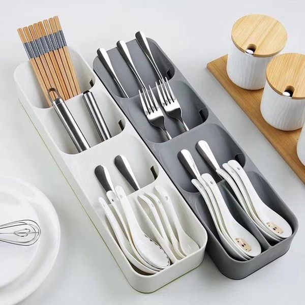 kitchen cutlery storage tray organizer container spoon fork separation tableware & organization
kitchen cutlery storage tray organizer container spoon fork separation tableware & organization