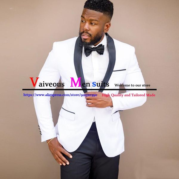 men's suits & blazers white tuxedo mens small shawl lapel wedding suit for men 2022 formal sets jacket with pants slim fit groomsmen, White;black
men's suits & blazers white tuxedo mens small shawl lapel wedding suit for men 2022 formal sets jacket with pants slim fit groomsmen, White;black