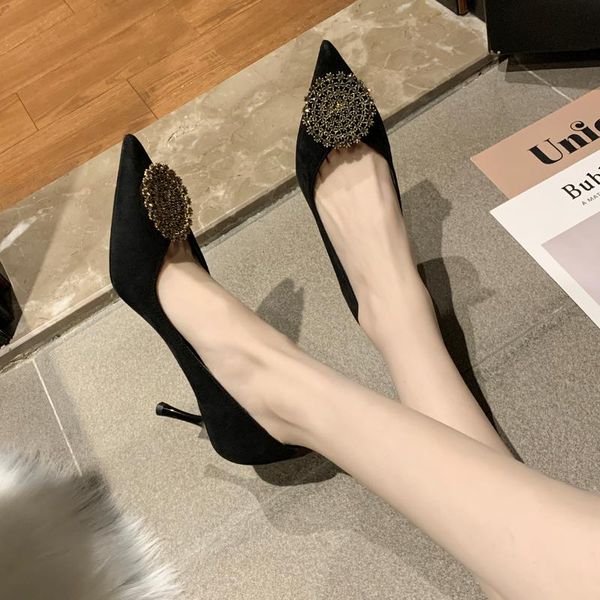 dress shoes women pointed toe pumps bling buckle female slip on footwear thin high heels ladies party wedding glitter w32-44, Black
dress shoes women pointed toe pumps bling buckle female slip on footwear thin high heels ladies party wedding glitter w32-44, Black