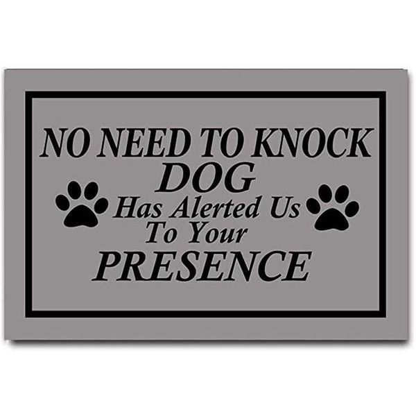 cushion/decorative pillow front door mat welcome no need to knock, dog has alerted us your presence rubber non slip backing funny doormat in
cushion/decorative pillow front door mat welcome no need to knock, dog has alerted us your presence rubber non slip backing funny doormat in