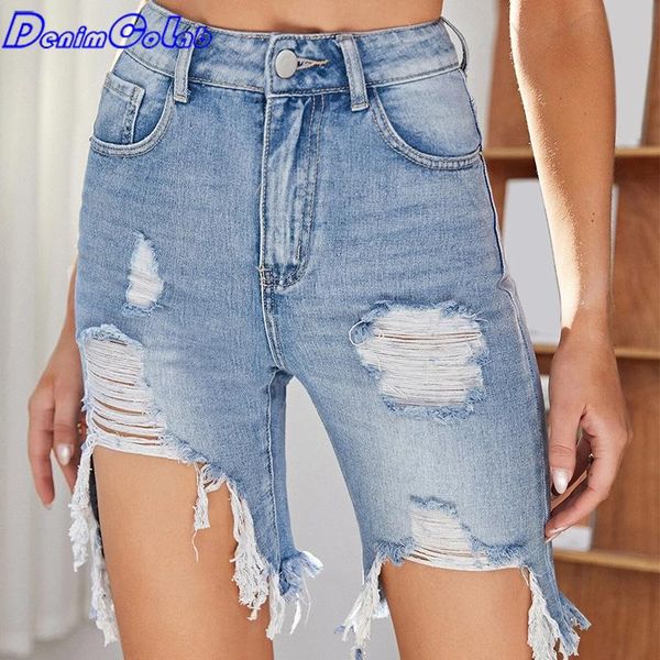 women's jeans denimcolab fashion hole washed high waist denim shorts woman summer five-point ripped short straight ladies, Blue
women's jeans denimcolab fashion hole washed high waist denim shorts woman summer five-point ripped short straight ladies, Blue