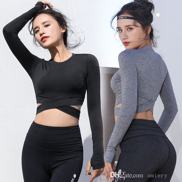 2021 new yoga outfits long sleeve gym sports crop quick drying women's seamless t-shirt fitness workout sportswear, White;red
2021 new yoga outfits long sleeve gym sports crop quick drying women's seamless t-shirt fitness workout sportswear, White;red