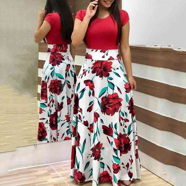 vintage floral print o-neck womens dresses long summer short sleeve casual slim robe elegant lady maxi vestidos, Black;gray
vintage floral print o-neck womens dresses long summer short sleeve casual slim robe elegant lady maxi vestidos, Black;gray