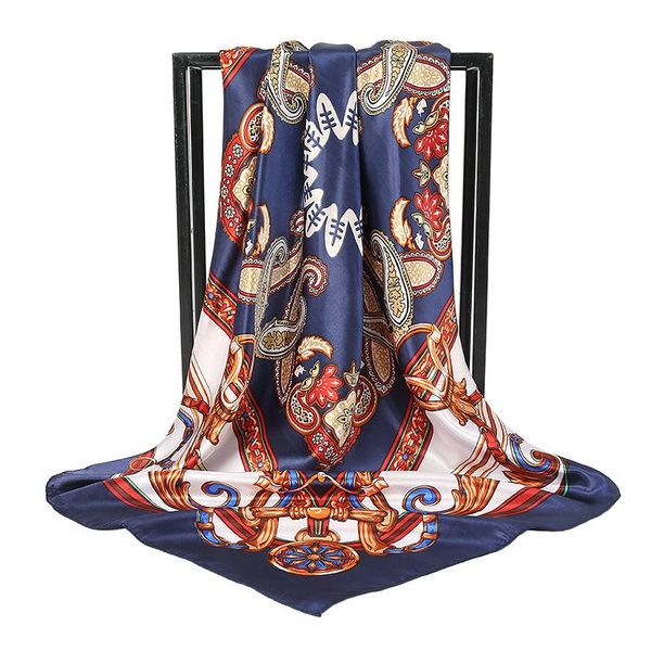 scarves chiffon square silk women 90*90cm satin muslim hijab scarf print shawls and wraps head islamic female headband, Blue;gray
scarves chiffon square silk women 90*90cm satin muslim hijab scarf print shawls and wraps head islamic female headband, Blue;gray