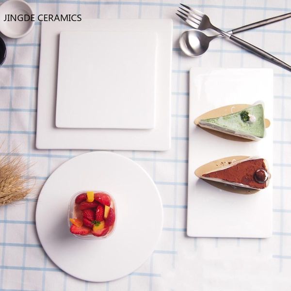 dishes & plates 1 pc european style square sushi ceramics white dessert cake dish western salmon sashimi tray kitchen tableware
dishes & plates 1 pc european style square sushi ceramics white dessert cake dish western salmon sashimi tray kitchen tableware