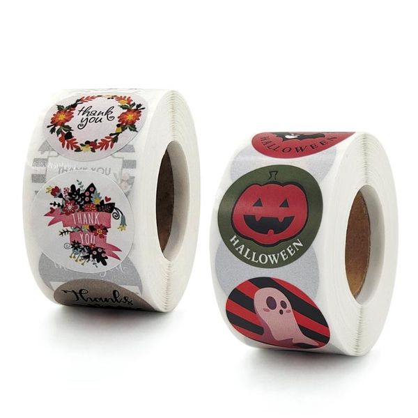 gift wrap 500 pcs/1 roll halloween theme stickers flowers pumpkin head witch animal pattern thank you
gift wrap 500 pcs/1 roll halloween theme stickers flowers pumpkin head witch animal pattern thank you