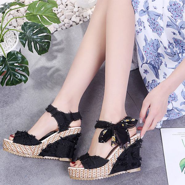 Women Sandals Wedges Riband Peep Toe High Heels Lace Up Woman Summer Shoes High Heels Fashion Ladies Pumps Footwear Female, Beige
Women Sandals Wedges Riband Peep Toe High Heels Lace Up Woman Summer Shoes High Heels Fashion Ladies Pumps Footwear Female, Beige