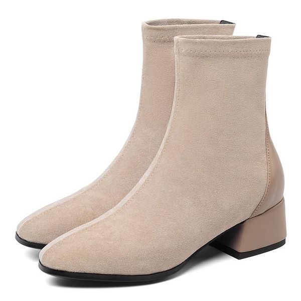 boots women ankle matin solid color flat fashion tall tube ladies shoes sock hell booties botines mujer botas feminina, Black
boots women ankle matin solid color flat fashion tall tube ladies shoes sock hell booties botines mujer botas feminina, Black