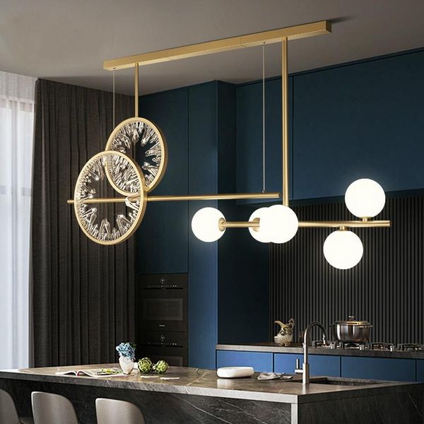 chandelier lighting dining room island glass ball gold hanging lamp modern creative restaurant kitchen coffee shop fixtures chandeliers
chandelier lighting dining room island glass ball gold hanging lamp modern creative restaurant kitchen coffee shop fixtures chandeliers