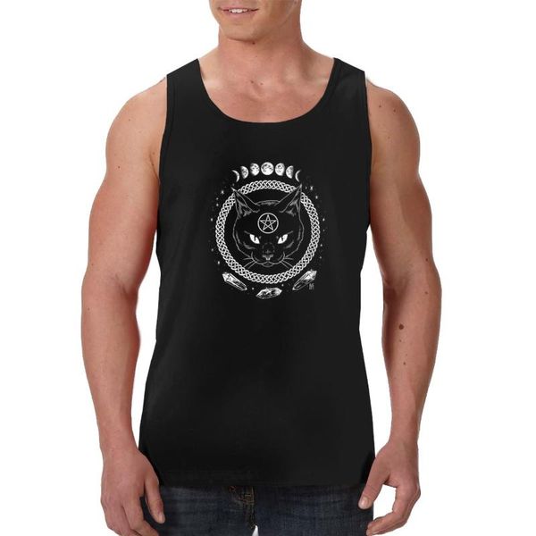 men' tank 2021 mens shirt gym fitness vest sleeveless satanic cat male casual bodybuilding sports man workout clothes, White;black
men' tank 2021 mens shirt gym fitness vest sleeveless satanic cat male casual bodybuilding sports man workout clothes, White;black