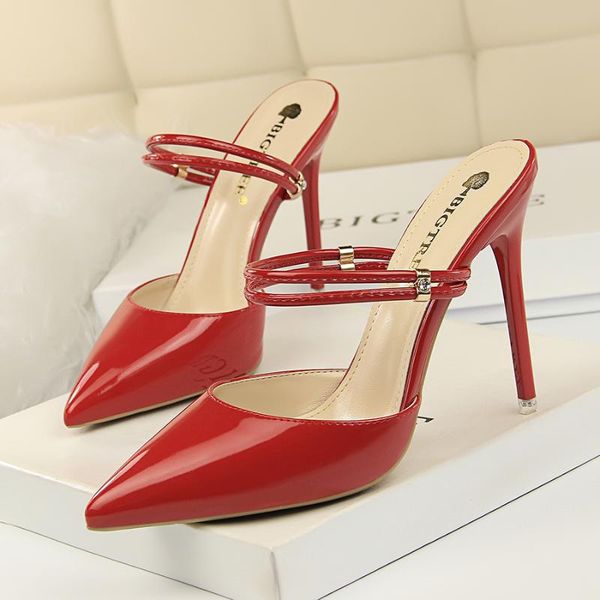 slippers women pumps spring high heels shoes patent leather sandals sandal party shoe bigtree, Black
slippers women pumps spring high heels shoes patent leather sandals sandal party shoe bigtree, Black