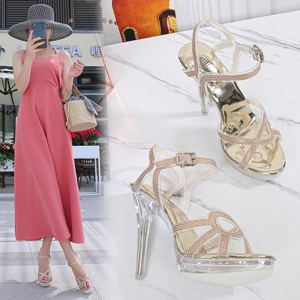 sandals summer gold high heels women open toe suede keyword shoes rome ladies 2021, Black
sandals summer gold high heels women open toe suede keyword shoes rome ladies 2021, Black