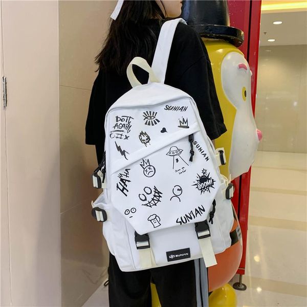 backpack casual trendy cute women graffiti for teenage girls lapboy school bags female student buckle book bag travel
backpack casual trendy cute women graffiti for teenage girls lapboy school bags female student buckle book bag travel