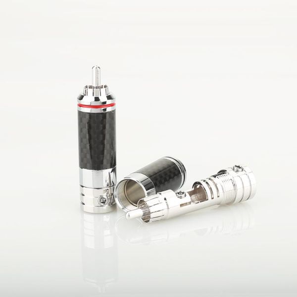 smart power plugs 4pcs copper rhodium plated non solder carbon fiber rca connector plug
smart power plugs 4pcs copper rhodium plated non solder carbon fiber rca connector plug