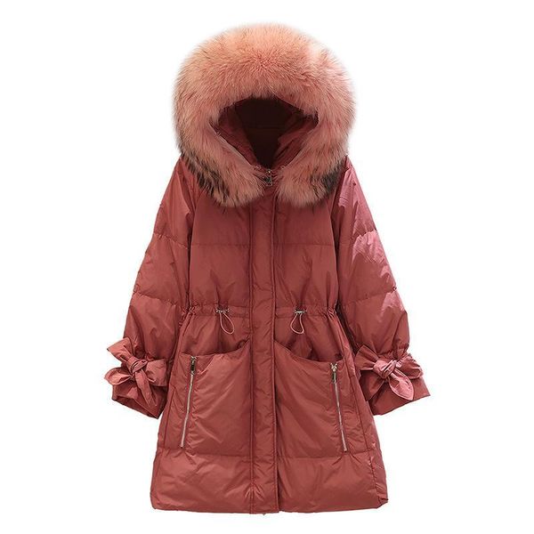 women's down & parkas winter korean fairy thick big raccoon fur collar loose waist slimming jacket female mid-length coat white d, Black
women's down & parkas winter korean fairy thick big raccoon fur collar loose waist slimming jacket female mid-length coat white d, Black