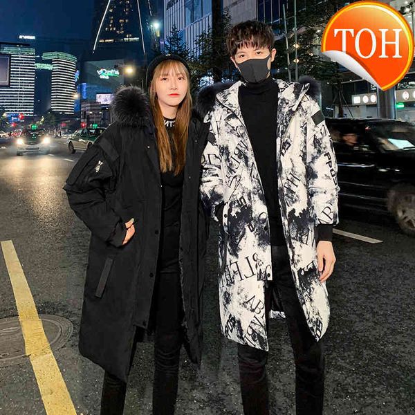 2021 mid-length men's couple down jacket korean slim thick camouflage student youth winter wear, Black
2021 mid-length men's couple down jacket korean slim thick camouflage student youth winter wear, Black