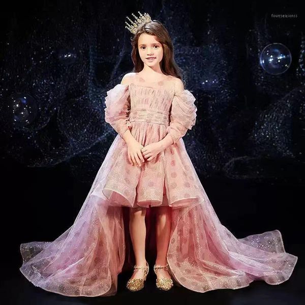 girl's dresses flower girl dress illusion sequined pleat full o-neck princess knee-length tulle lace off the shoulder pink kids party g, Red;yellow
girl's dresses flower girl dress illusion sequined pleat full o-neck princess knee-length tulle lace off the shoulder pink kids party g, Red;yellow