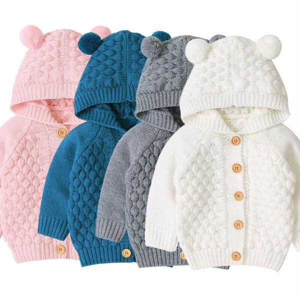 baby boys girls knit cardigan winter warm born infant sweaters fashion long sleeve hooded coat jacket kids clothing outfits pullover, Blue
baby boys girls knit cardigan winter warm born infant sweaters fashion long sleeve hooded coat jacket kids clothing outfits pullover, Blue