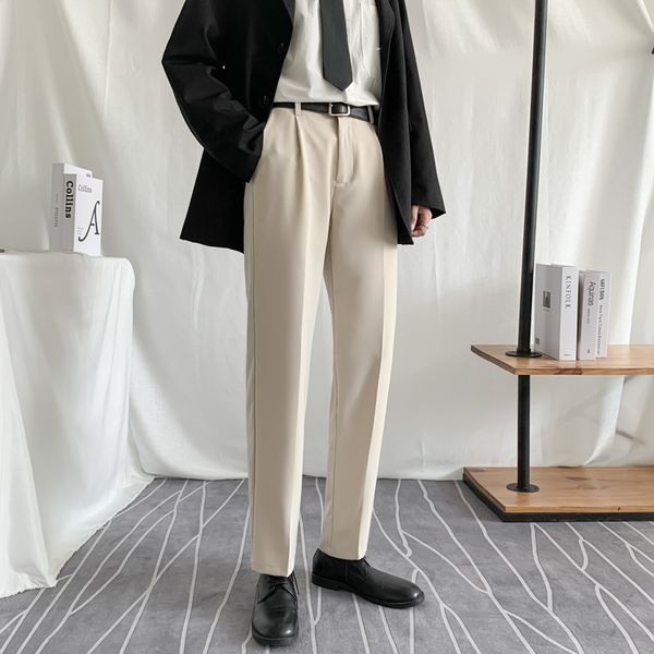 pantmen's japanese elastic waist casual belt autumn and winter fashion retro wool thick suit pants black gray
pantmen's japanese elastic waist casual belt autumn and winter fashion retro wool thick suit pants black gray