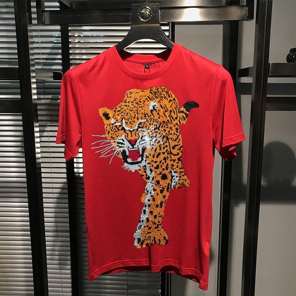 men's hoodies & sweatshirts t-fashion men and women high-quality shirt super shiny diamond big leopard head casual o-neck 100% pure cot, Black
men's hoodies & sweatshirts t-fashion men and women high-quality shirt super shiny diamond big leopard head casual o-neck 100% pure cot, Black