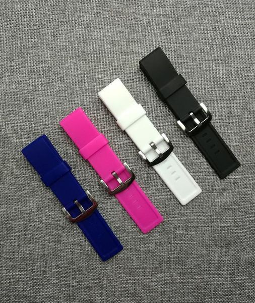 watch bands men 's siliconesports wristband waterproof and perspiration accessories 22mm pin buckle, Black;brown
watch bands men 's siliconesports wristband waterproof and perspiration accessories 22mm pin buckle, Black;brown