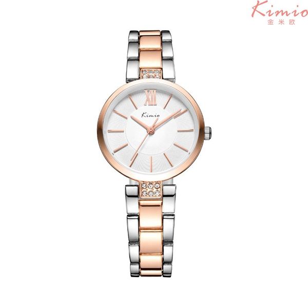 wristwatches kimio quartz diamond wrist watch alloy rose gold women bracelet dress woman watches ladies kw6133, Slivery;brown
wristwatches kimio quartz diamond wrist watch alloy rose gold women bracelet dress woman watches ladies kw6133, Slivery;brown