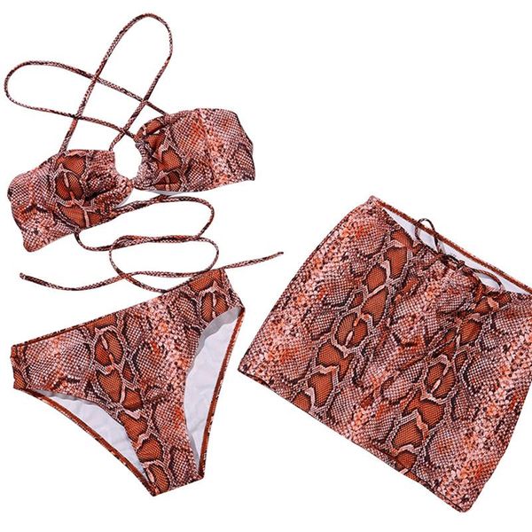 women's swimwear women three-piece bikini suit split swimsut bathing set light brown printed pattern +shorts +skirt, White;black
women's swimwear women three-piece bikini suit split swimsut bathing set light brown printed pattern +shorts +skirt, White;black