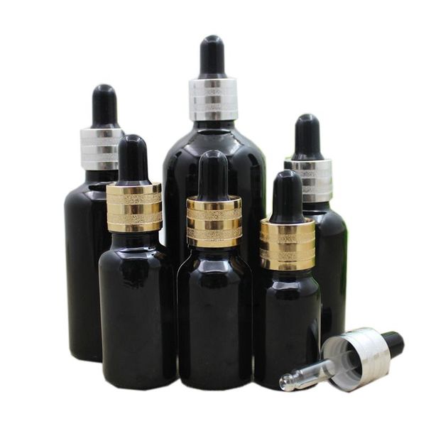 storage bottles & jars 5ml,10ml,30ml,50ml,100ml black glass dropper bottle matte gold,silver collar,empty essential oil packing container ru
storage bottles & jars 5ml,10ml,30ml,50ml,100ml black glass dropper bottle matte gold,silver collar,empty essential oil packing container ru