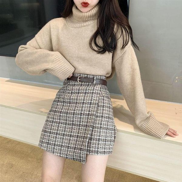 skirts women plaid skirt korean irregular lady female autumn sweet high waist a-line mini vintage casual chic sashes, Black
skirts women plaid skirt korean irregular lady female autumn sweet high waist a-line mini vintage casual chic sashes, Black