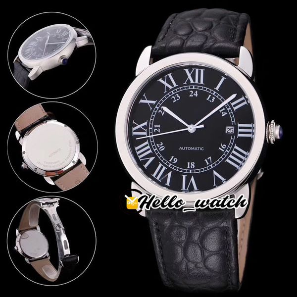 42mm date ronde w6701010 w6701011 gents watches black dial automatic mens watch steel case leather strap 6 style hwcr hello_watch, Slivery;brown
42mm date ronde w6701010 w6701011 gents watches black dial automatic mens watch steel case leather strap 6 style hwcr hello_watch, Slivery;brown