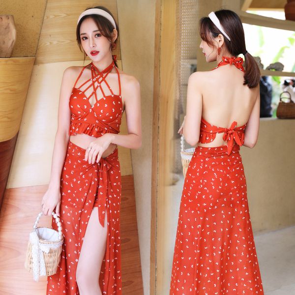 bikini korean split swimsuit for women, Black;white
bikini korean split swimsuit for women, Black;white