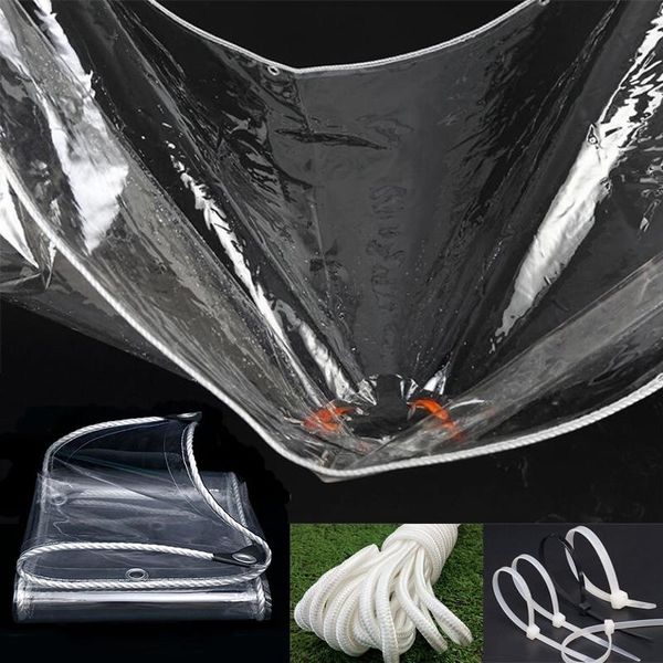 shade big size 0.35mm thick transparent pvc tarpaulin garden plants waterproof tarp cloth car shed rainproof windproof cover
shade big size 0.35mm thick transparent pvc tarpaulin garden plants waterproof tarp cloth car shed rainproof windproof cover