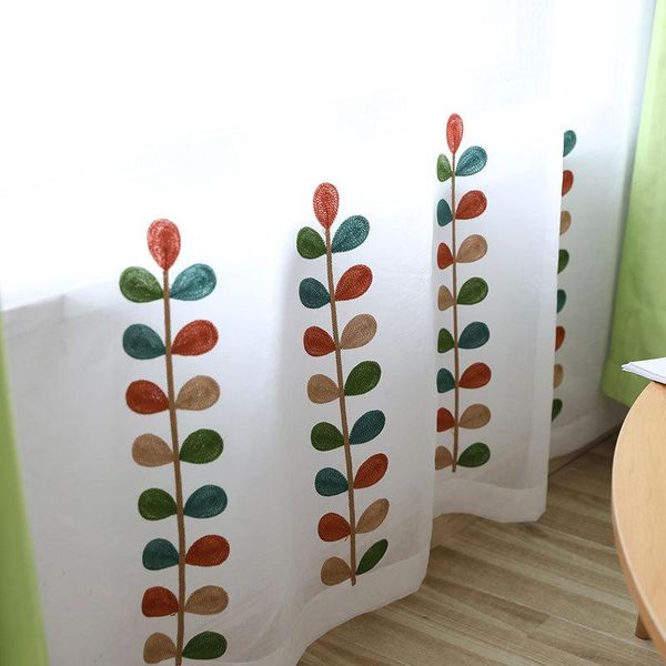 colorful string grass embroidered screens, living room bedroom study curtain matching yarn custom tulle & drapes
colorful string grass embroidered screens, living room bedroom study curtain matching yarn custom tulle & drapes
