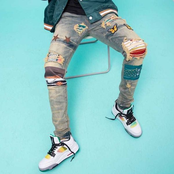 men's jeans mode male jeans z11653 luxury track famous european design party masculine clothing style iowh, Blue
men's jeans mode male jeans z11653 luxury track famous european design party masculine clothing style iowh, Blue