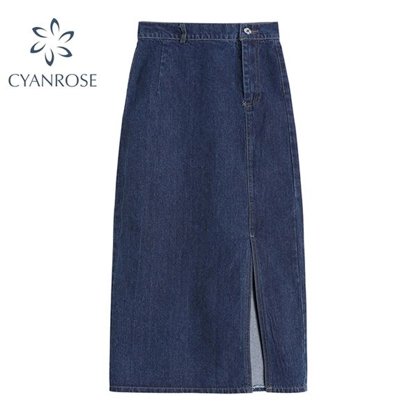 classic split denim jeans skirt women summer korean elegants a-line skirts streetwear high waist mid-calf length all-match jupe 210515, Black
classic split denim jeans skirt women summer korean elegants a-line skirts streetwear high waist mid-calf length all-match jupe 210515, Black