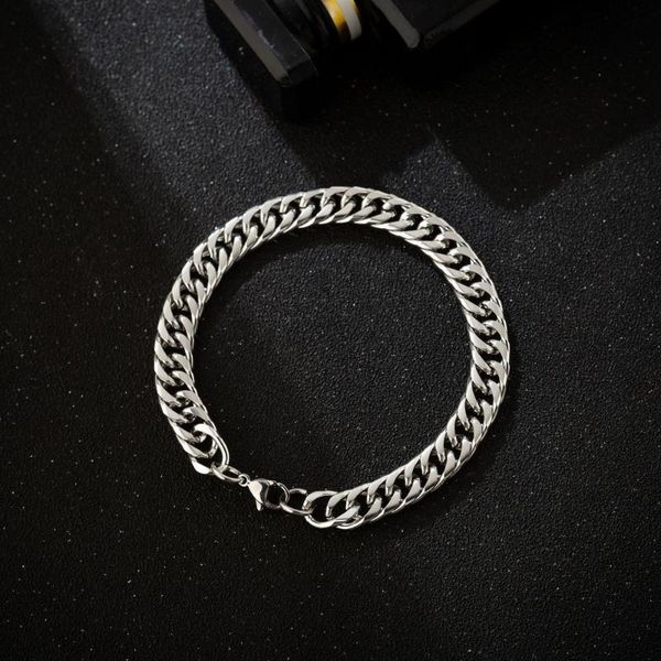 tennis 17 - 21cm silver color hip hop punk cuban link stainless steel anklet bracelet for women men fashion jewelry wholesale supply, Golden;silver
tennis 17 - 21cm silver color hip hop punk cuban link stainless steel anklet bracelet for women men fashion jewelry wholesale supply, Golden;silver