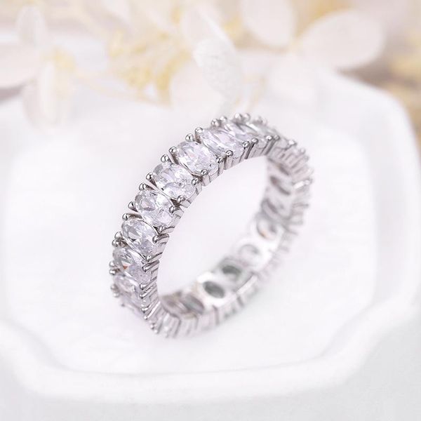 cluster rings anziw 925 sterling silver full eternity oval cut ring wedding engagement bridal for women party lover jewelry gifts, Golden;silver
cluster rings anziw 925 sterling silver full eternity oval cut ring wedding engagement bridal for women party lover jewelry gifts, Golden;silver