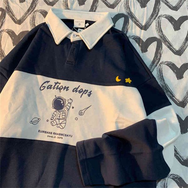 polo cute shirt women sweatshirt long sleeve patchwork pullove autumn kawai anime print pullover girls harajuku hoodies coats, Black
polo cute shirt women sweatshirt long sleeve patchwork pullove autumn kawai anime print pullover girls harajuku hoodies coats, Black