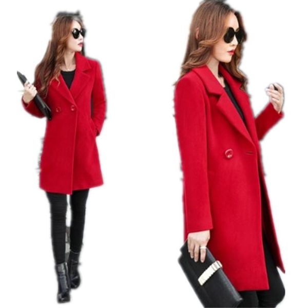 women's wool & blends double-sided woolen coat women spring and autumn korean version of the mid-length suit, Black
women's wool & blends double-sided woolen coat women spring and autumn korean version of the mid-length suit, Black