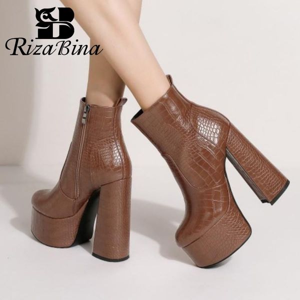 boots rizabina women high heel platform winter shoes fashion ankle ladies party footwear size 34-43, Black
boots rizabina women high heel platform winter shoes fashion ankle ladies party footwear size 34-43, Black