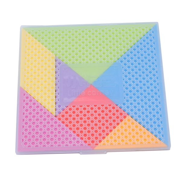 children jigsaw puzzle rainbow color 18.4*18.4cm plastic tangram diy brain puzzle kid learning education puzzles toy
children jigsaw puzzle rainbow color 18.4*18.4cm plastic tangram diy brain puzzle kid learning education puzzles toy