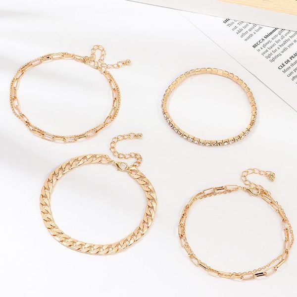beaded, strands arrival 6pcs/set multi layers link chain ankle bracelet tennis full crystal adjustable anklet set for women, Black
beaded, strands arrival 6pcs/set multi layers link chain ankle bracelet tennis full crystal adjustable anklet set for women, Black