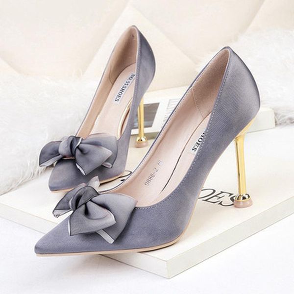 dress shoes 2021 fashion pointed high heel stiletto bow women's singles satin was thin professional ol, Black
dress shoes 2021 fashion pointed high heel stiletto bow women's singles satin was thin professional ol, Black