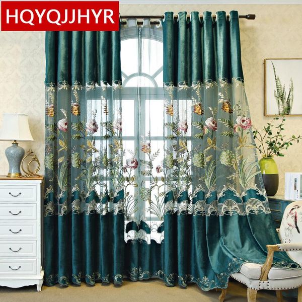curtain & drapes european style transparent decoration elegant embroidered curtains for living room exquisite tulle bedroom
curtain & drapes european style transparent decoration elegant embroidered curtains for living room exquisite tulle bedroom