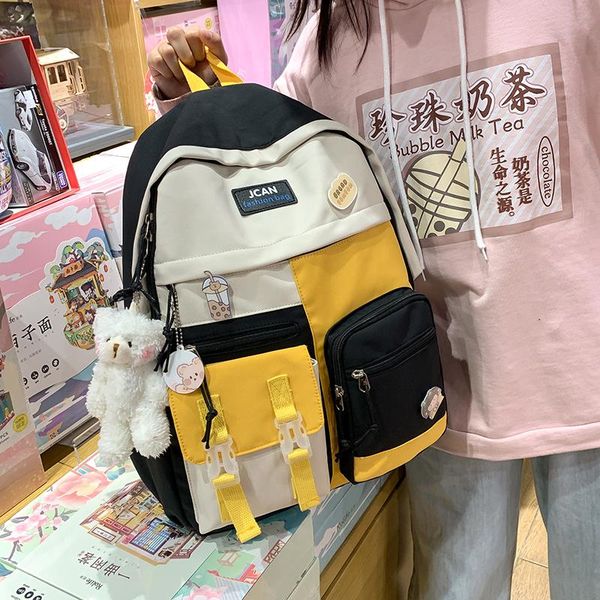 backpack hocodo 2021 fashion panelled women waterproof nylon female multi-pocket school bag for teenage girl travel
backpack hocodo 2021 fashion panelled women waterproof nylon female multi-pocket school bag for teenage girl travel