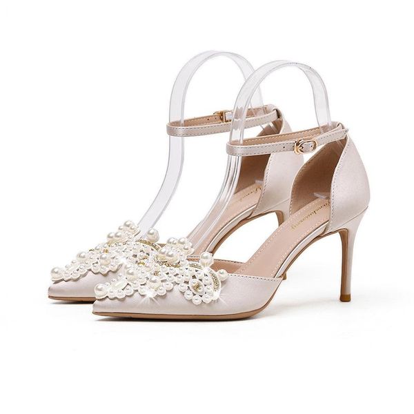 dress shoes 2021 transparent sandals stiletto female summer baotou girl fresh single rhinestone pointed toe wedding, Black
dress shoes 2021 transparent sandals stiletto female summer baotou girl fresh single rhinestone pointed toe wedding, Black