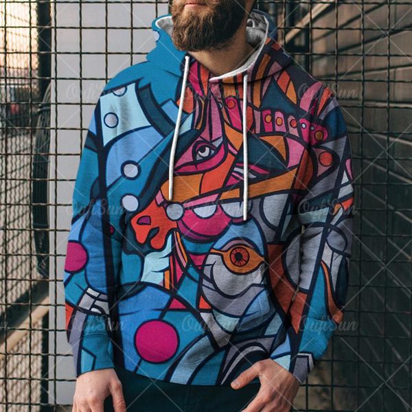 men's hoodies & sweatshirts 3d graffiti street comfortable breathable sports hoodie por2021 stitching, Black
men's hoodies & sweatshirts 3d graffiti street comfortable breathable sports hoodie por2021 stitching, Black