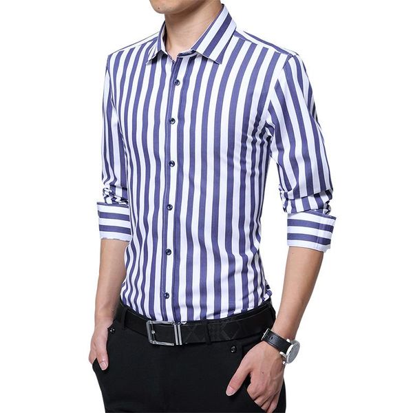 men's casual shirts 2021 fashion designer contrast multi-striped men slim fit comfort soft button-down design cotton shirt, White;black
men's casual shirts 2021 fashion designer contrast multi-striped men slim fit comfort soft button-down design cotton shirt, White;black