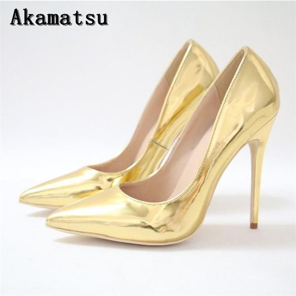 dress shoes sapato feminino luxury designers gold patent leather pumps women scarpin high heel bridal office party 2021, Black
dress shoes sapato feminino luxury designers gold patent leather pumps women scarpin high heel bridal office party 2021, Black